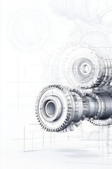 Obraz premium Abstract Engineering Design.