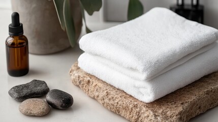 Tranquil spa setting with japanese onsen theme for relaxation and wellness