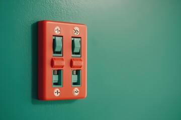 Close-up of a circuit breaker panel in a residential setting, with switches labeled for different appliances, Home circuit breaker panel with appliance labels, Clear and organized