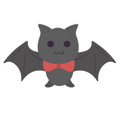 Cute bat Halloween illustration 