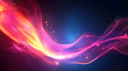 Fototapeta premium Background of Color Particle Technology