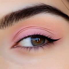 Obraz premium Elegant High-Fashion Beauty Portraits with Radiant Skin, Glamorous Makeup, and Luxurious Skincare Glow.