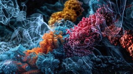 Obraz premium High-Resolution Cryo-Electron Microscopy of Protein Structures