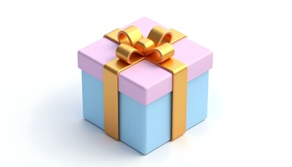 Obraz premium Gift box on a white background