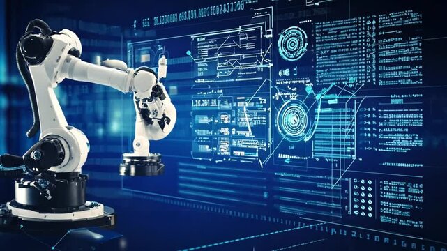 精密なロボットアームやAIのアルゴリズムの流れ