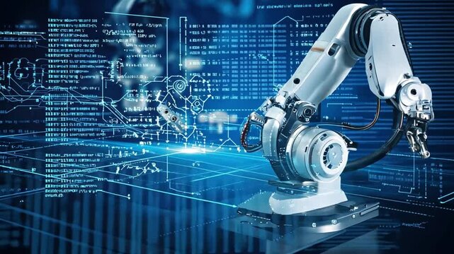 精密なロボットアームやAIのアルゴリズムの流れ