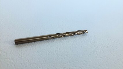 High Speed Steel Twist Drill Bit Cobalt size 6mm Suitable for Metal isolated on white background