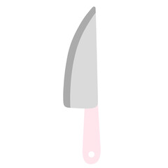 kitchen set cooking theme knife illustration 