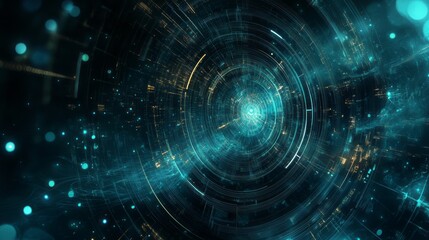 Digital background for tech, AI, data, audio, graphics