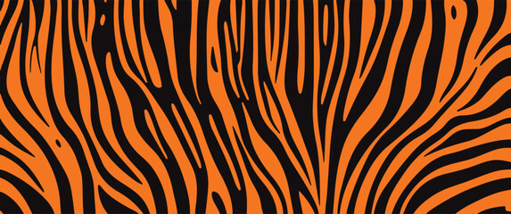 Eye-catching tiger stripes in bold hues