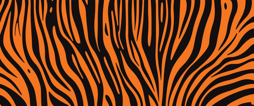 Eye-catching tiger stripes in bold hues