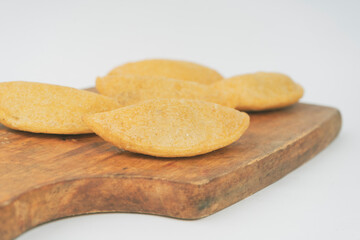 Delicious traditional Colombian empanadas with spicy sauce