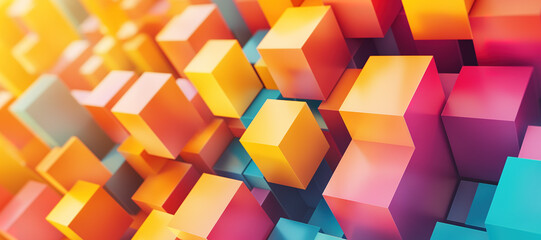 colorful box plaid business background, gradation 7