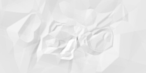 Abstract white crumpled old paper background texture pattern overlay. wrinkled high resolution arts craft and Seamless white crumpled paper.	
