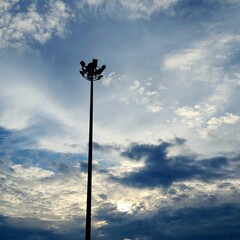 Lamp and cloud 