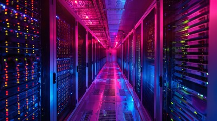 Fototapeta premium Exploring Quantum Computing and Next-Gen Supercomputers