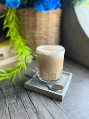 cup of coffee and a book