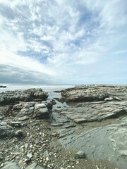 View of Kaikoula as famous of whale watching in Southe Island of New Zealand 2023 Feb.15