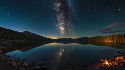 Cosmic Serenity: A Night Under the Stars