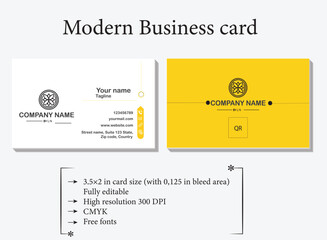 Modern Business Card Design Template
