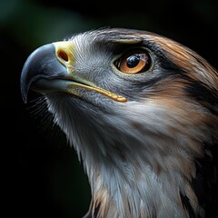 Portrait of a Majestic Philippine Eagle – Studio Photography with Soft Lighting and Sharp Focus

