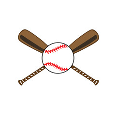 Baseball logo illustration 