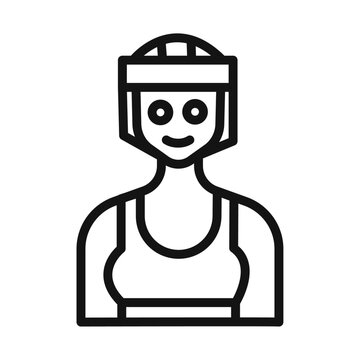 Boxing Headgear clip art preview