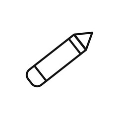 Crayons icon vector line logo art