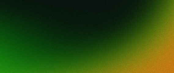 Green orange black grainy background dark noise texture poster banner cover design