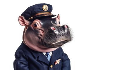 baby hippo dressed