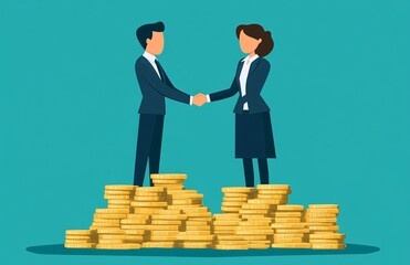 business people shaking hands