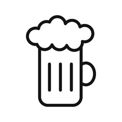 oktoberfest icon vector line logo art