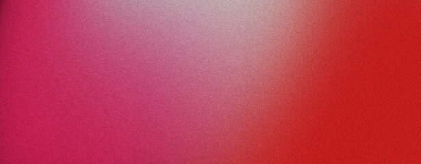 Red Pink magenta white grainy gradient background, noise texture glowing color, abstract poster header cover design