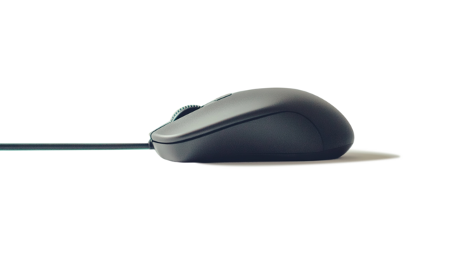 90's Mouse white background