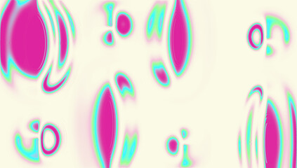 抽象的なカラフルグラデーション背景　ピンク　水色　グリーン　クリーム色　色の混合効果