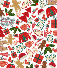 christmas seamless pattern