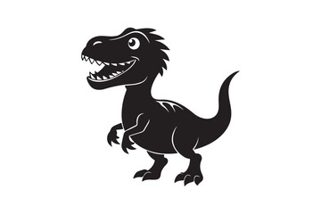 Fototapeta premium Dinosaurs Silhouette vector illustration, Dinosaurs Silhouette, Dinosaurs Silhouette Bundle 