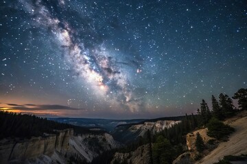 *Astronomical wonder of the stars in the night sky, space, evening, universe, twinkling stars, celestial