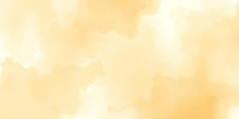 Abstract light orange watercolor painting with soft brush strokes and blurred edges, design, background