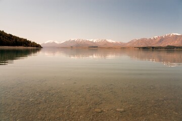 Mount Dobson Reflected in Lake Tekapo: Stunning New Zealand Landscape