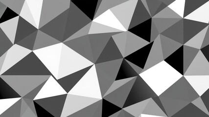 Geometric abstract black and white triangle pattern, triangle, concept