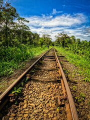 Obraz premium Vías del Tren - San Cipriano (Buenaventura)