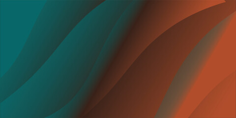 3d rendering abstract curved surface