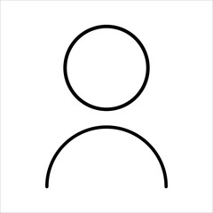 A person-shaped image is used for profiles and avatars