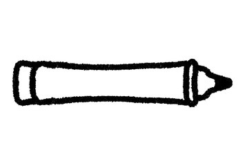 Pen Black White Cartoon Style