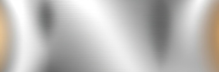 Abstract metal background with a sleek design, featuring a mix of shiny silver and gold tones, shiny, grid pattern, reflection
