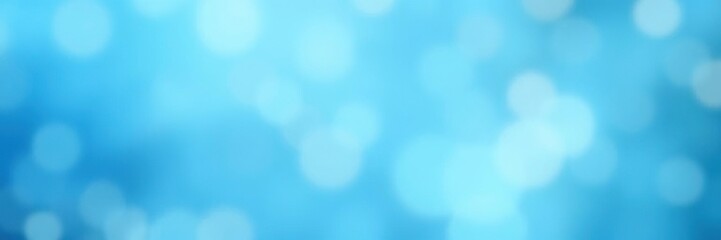 Bokeh effect on abstract blue background with subtle gradient, nuanced, calming