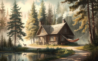 house in the forest