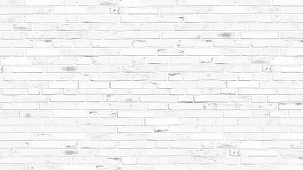 Seamless white brick wall texture background, minimalist, art nouveau, rustic