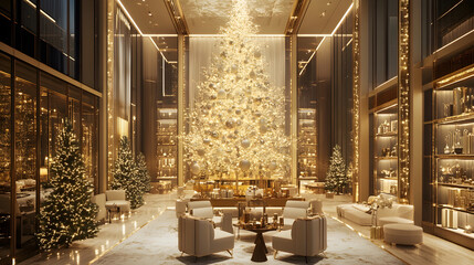 Holiday discounts on luxury products boosting Christmas sales.
